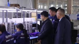 市委常委、副市長潘開名一行深入91蝌蚪在线视频軸承調研 助推製造業高質量發展