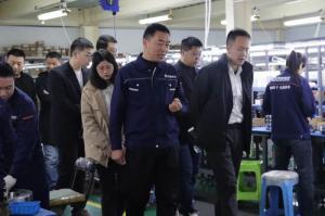 保利匯鑫、鋼研極光、金航鈦業領導蒞臨91蝌蚪在线视频軸承考察交流